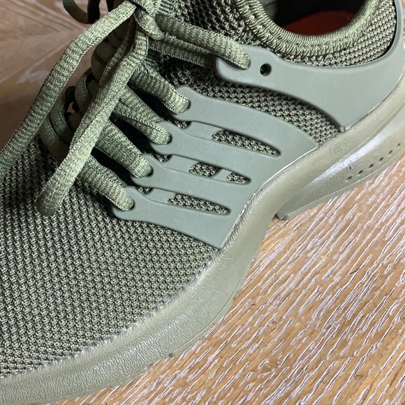 Women’s Military Green Knit Fashion Sneaker 37 - Picture 5 of 7